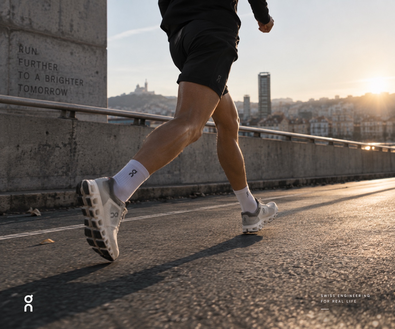 Concepto de campaña urbana de running